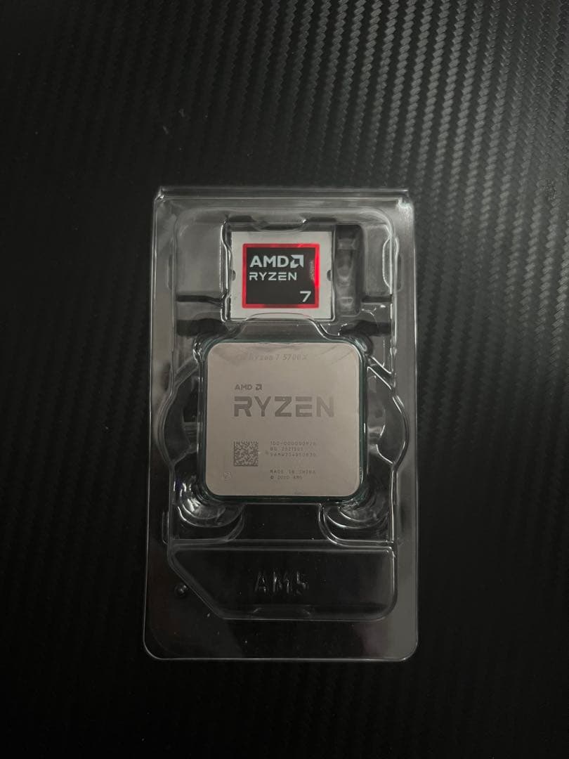 AMD ryzen7 5700x 動作確認済み