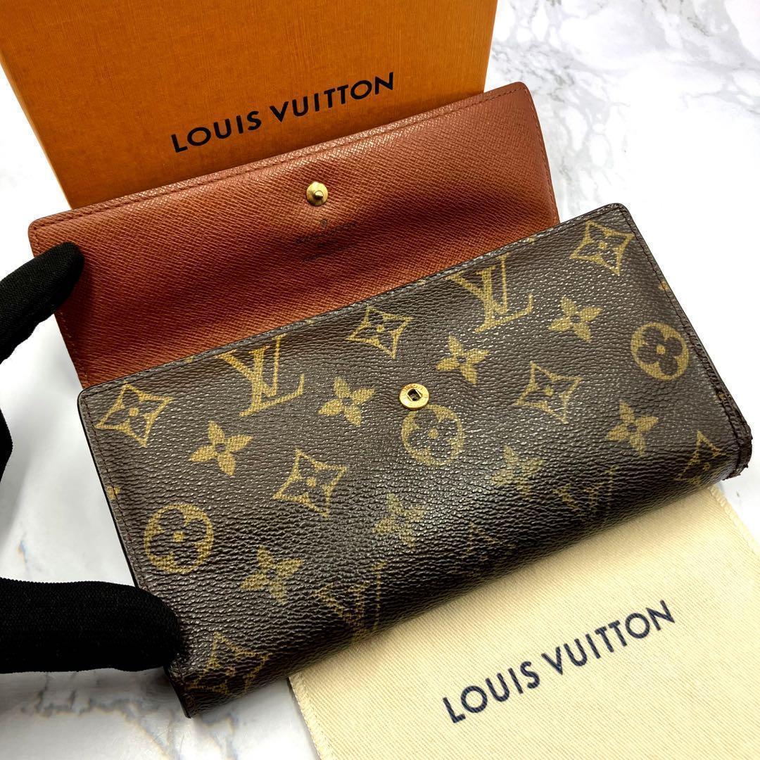 ◆美品◆LOUIS VUITTON モノグラム ポルトトレゾール 三つ折り