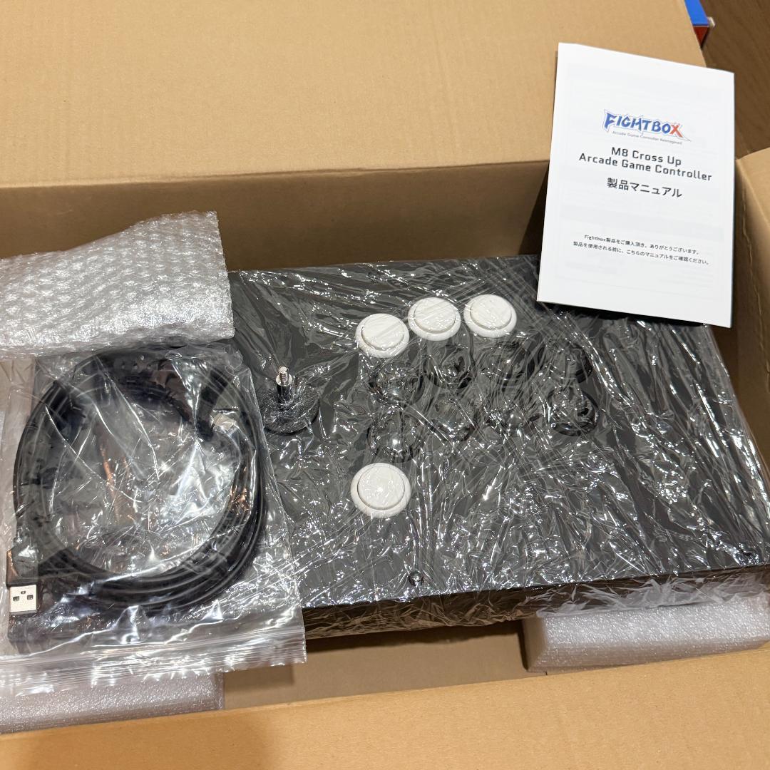 FightBox M8 CrossUP 三和レバーボタン アケコン PC使用可能