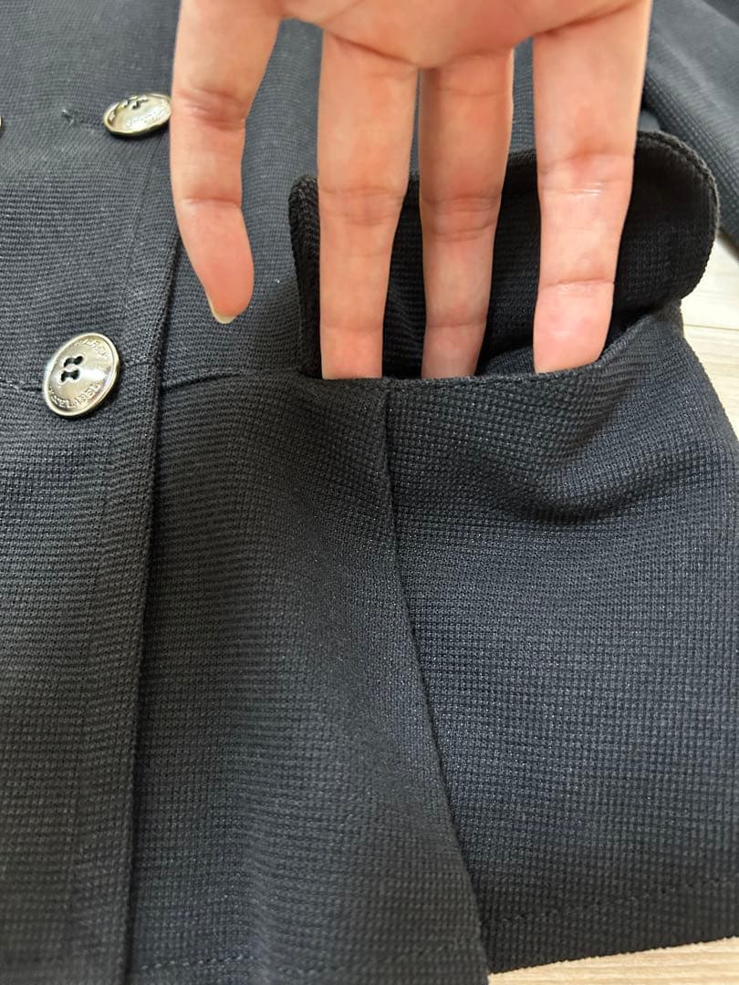 BURBERRY BLUE LABELブラック ダブルブレスト ジャケット