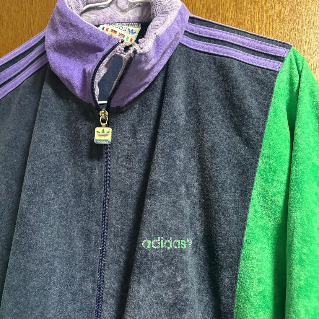 と*ん様 80年代 フランス製 adidas アディダス トラックジャケット