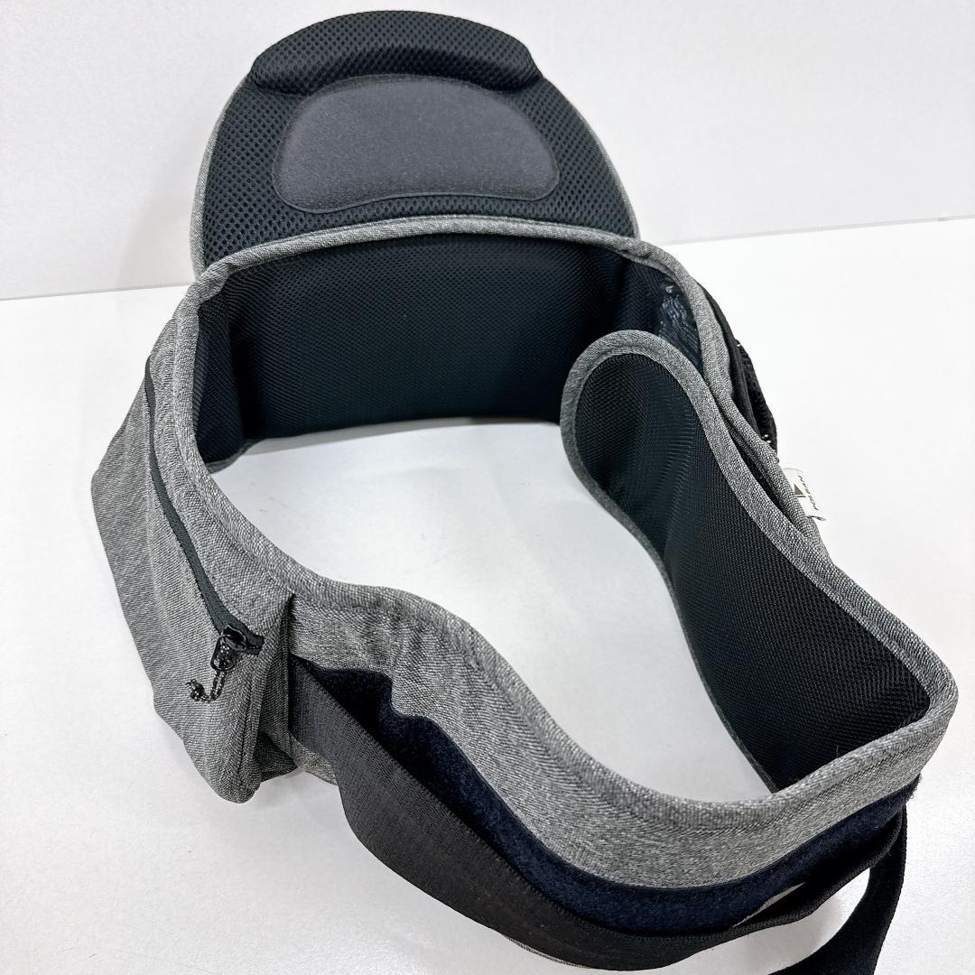 【極美品】POLBAN ADVANCE ヒップシート メランジグレー