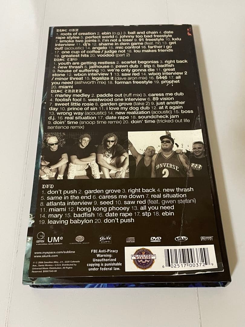 SUBLIME CD アルバム　BOX ロック　保管　現状品