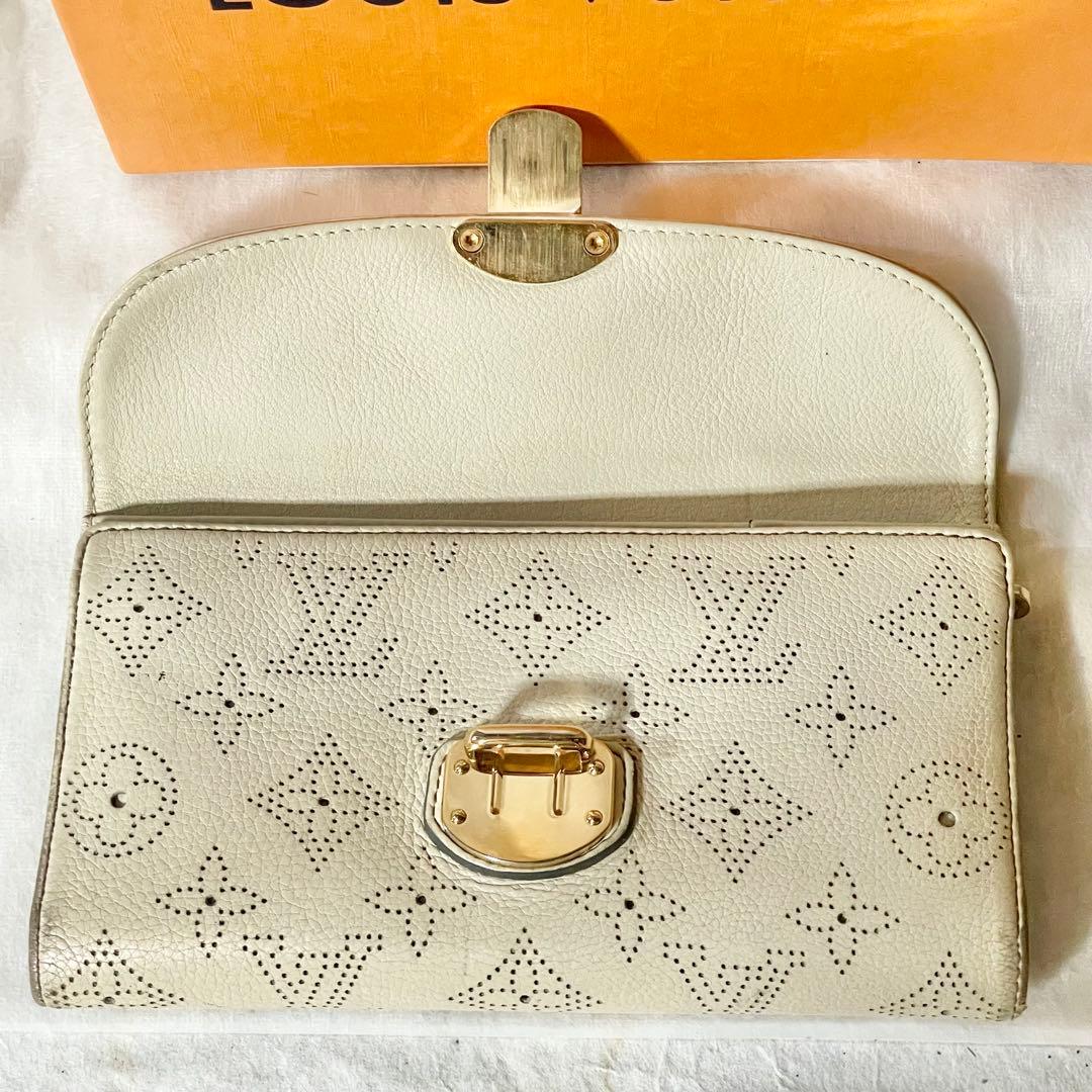 【至高の逸品】LOUIS VUITTONマヒナポルトフォイユアメリア三つ折り財布