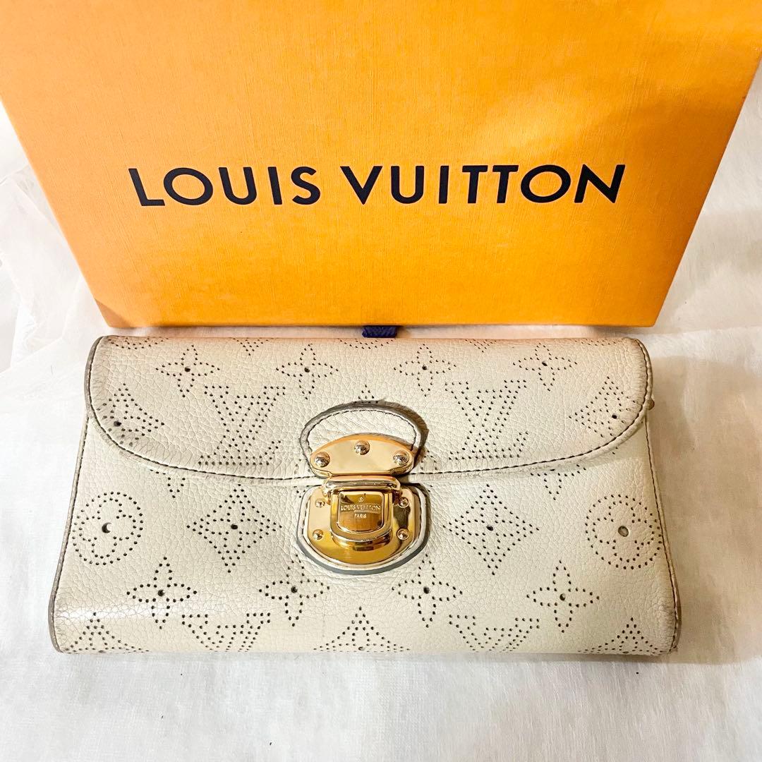 【至高の逸品】LOUIS VUITTONマヒナポルトフォイユアメリア三つ折り財布