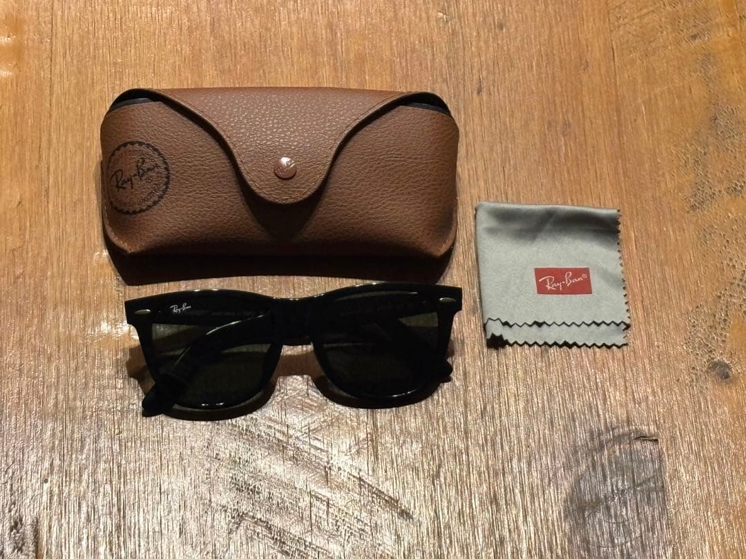 【人気】rayban ウェイファーラー　ブラック　RB2140-F