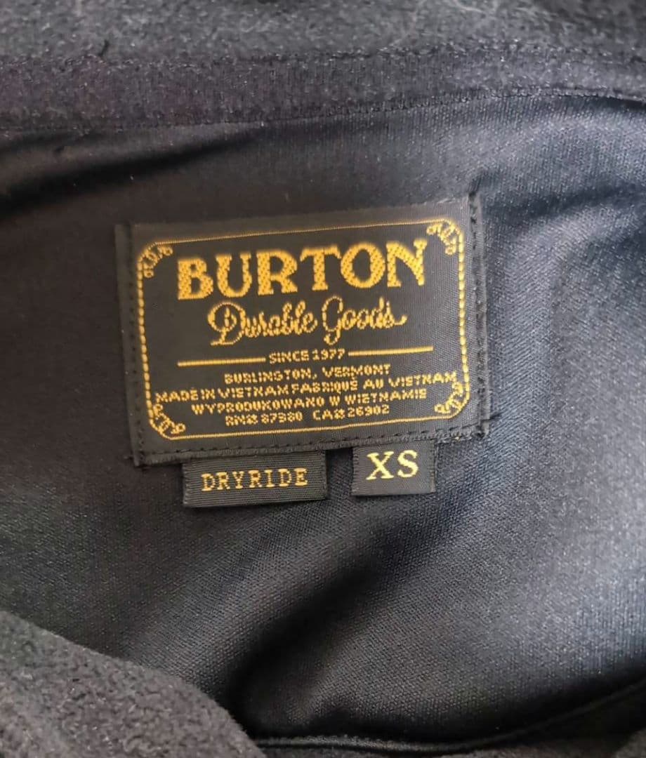 P*@様 【美品】BURTON 撥水パーカー XS （160〜170）スノーボー