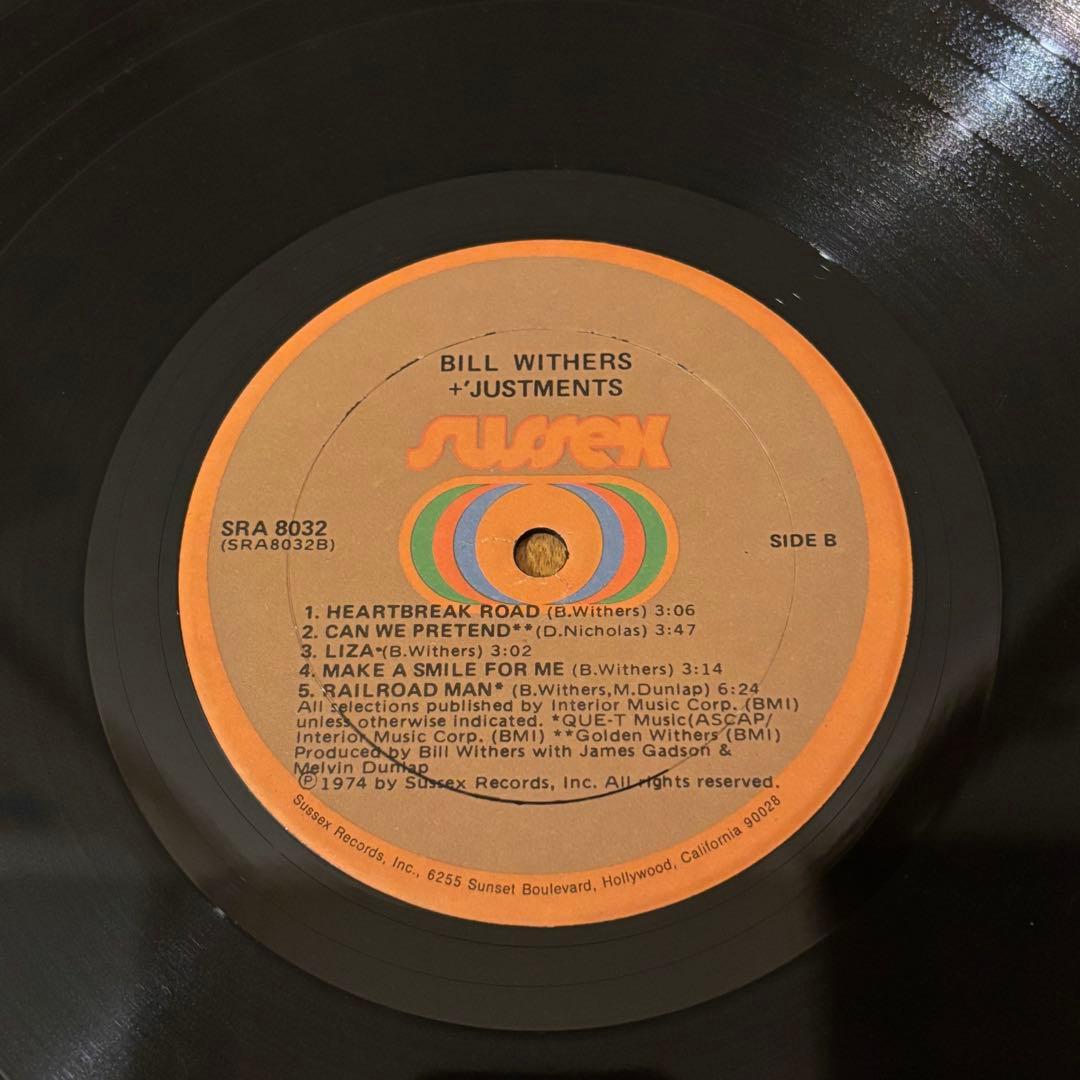 レコード Bill Withers Justments レアグルーヴ ソウル