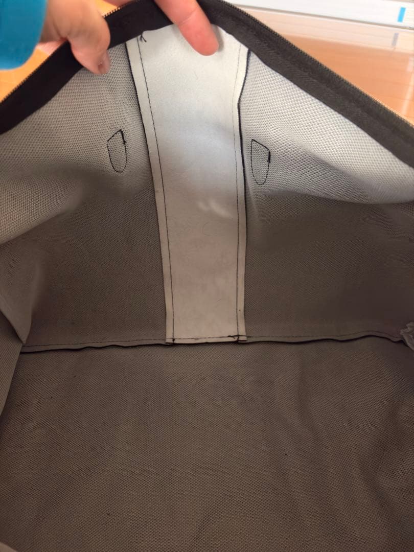 BEAMS ブラックレザーボストンバッグ