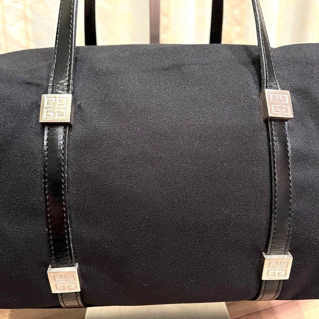 ✨希少✨美品✨GIVENCHY ジバンシィ ミニボストン ナイロン 4Gロゴ 黒