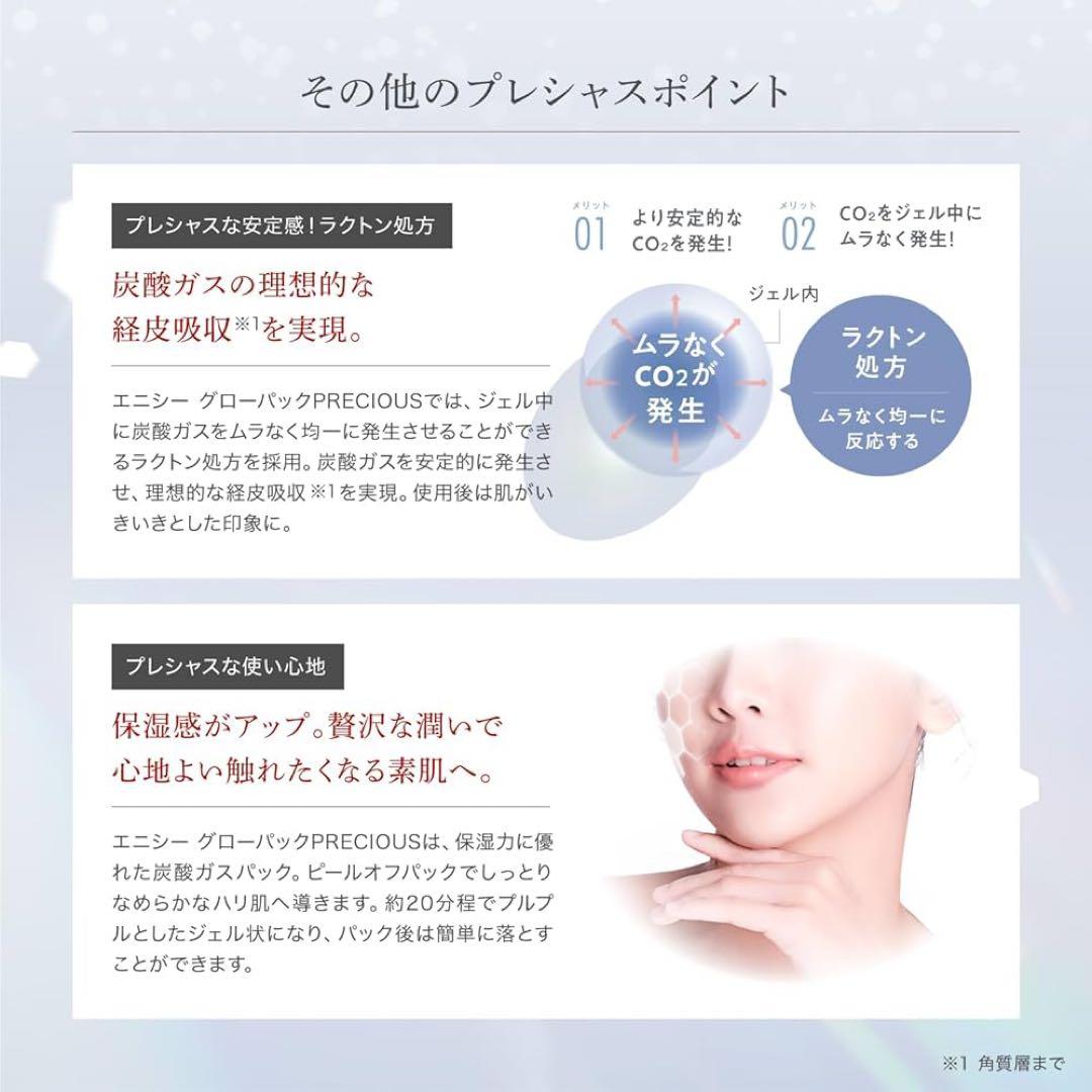 【正規品】２箱×エニシーグローパック 炭酸ガスパック 10回分　新品未使用品