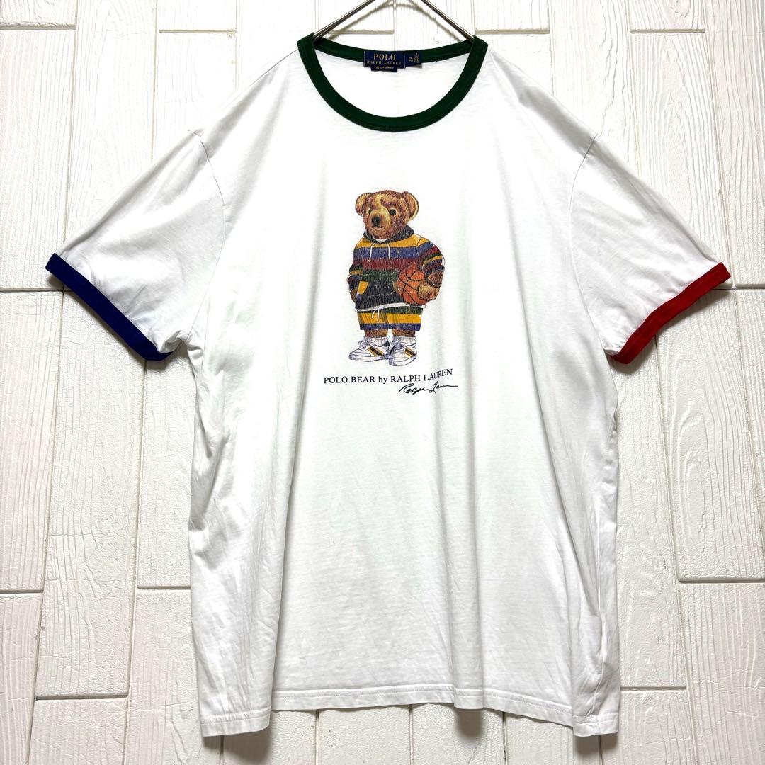 ビッグサイズ POLO RALPH LAUREN リンガー Tシャツ 2XL