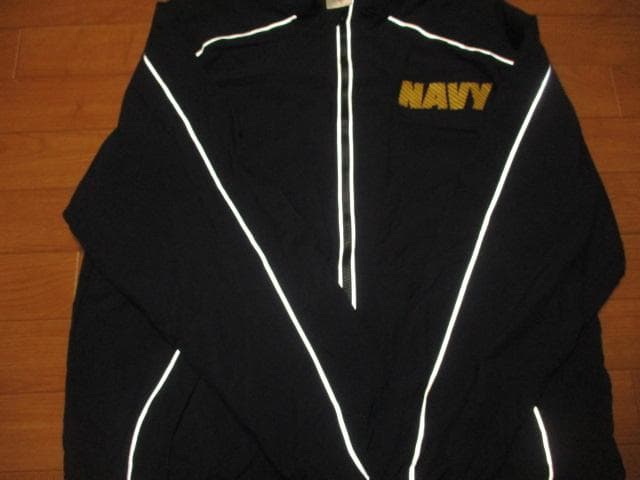 アメリカ軍　US NAVY　ネイビー　ランニング　ジャケット　トレーニング　M