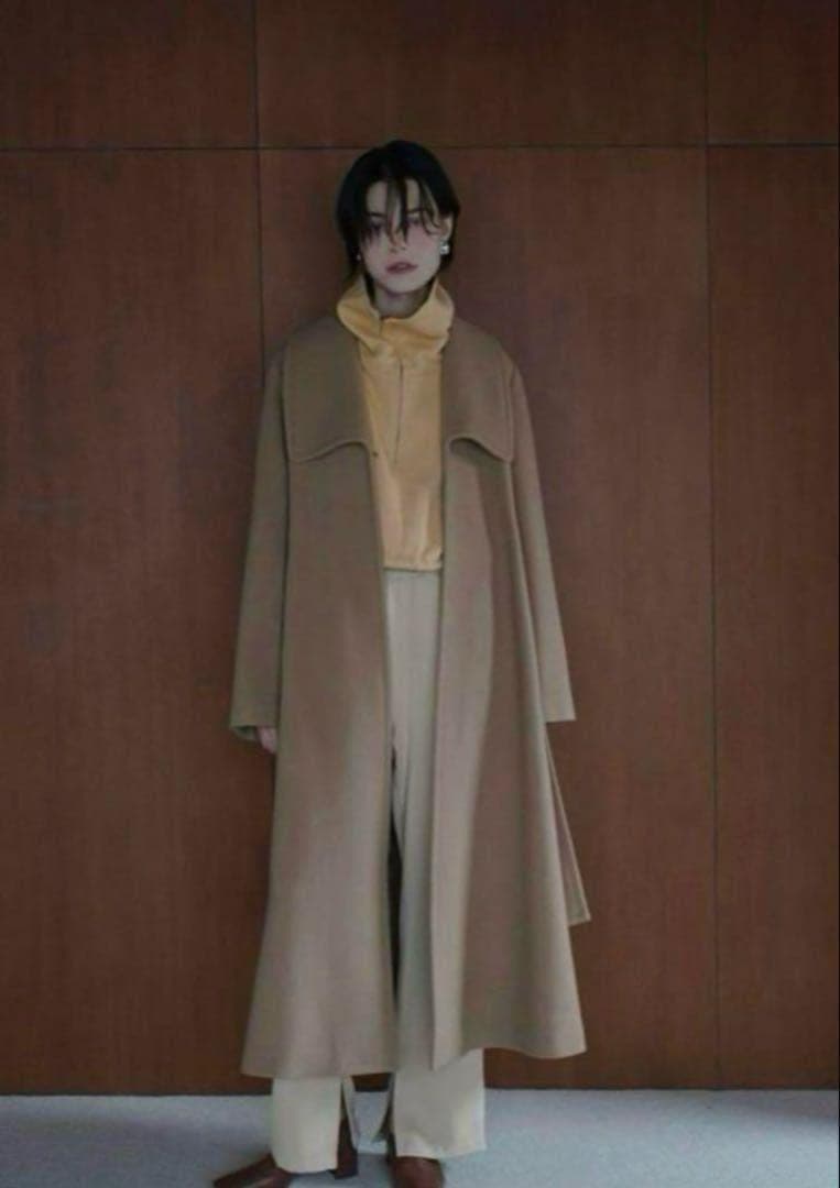 状態考慮＊CLANE LADY MAXI GOWN COAT クラネ L　ガウン
