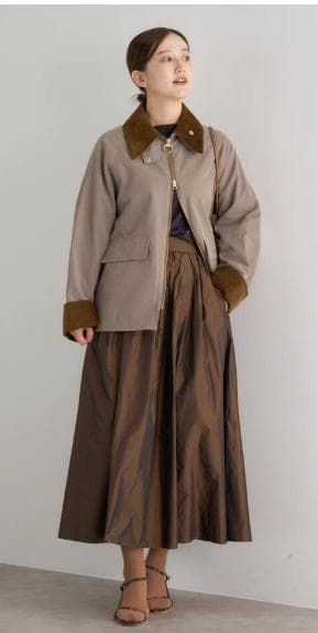 新品タグ付 IENA イエナ タフタ フレア スカート ボトムス