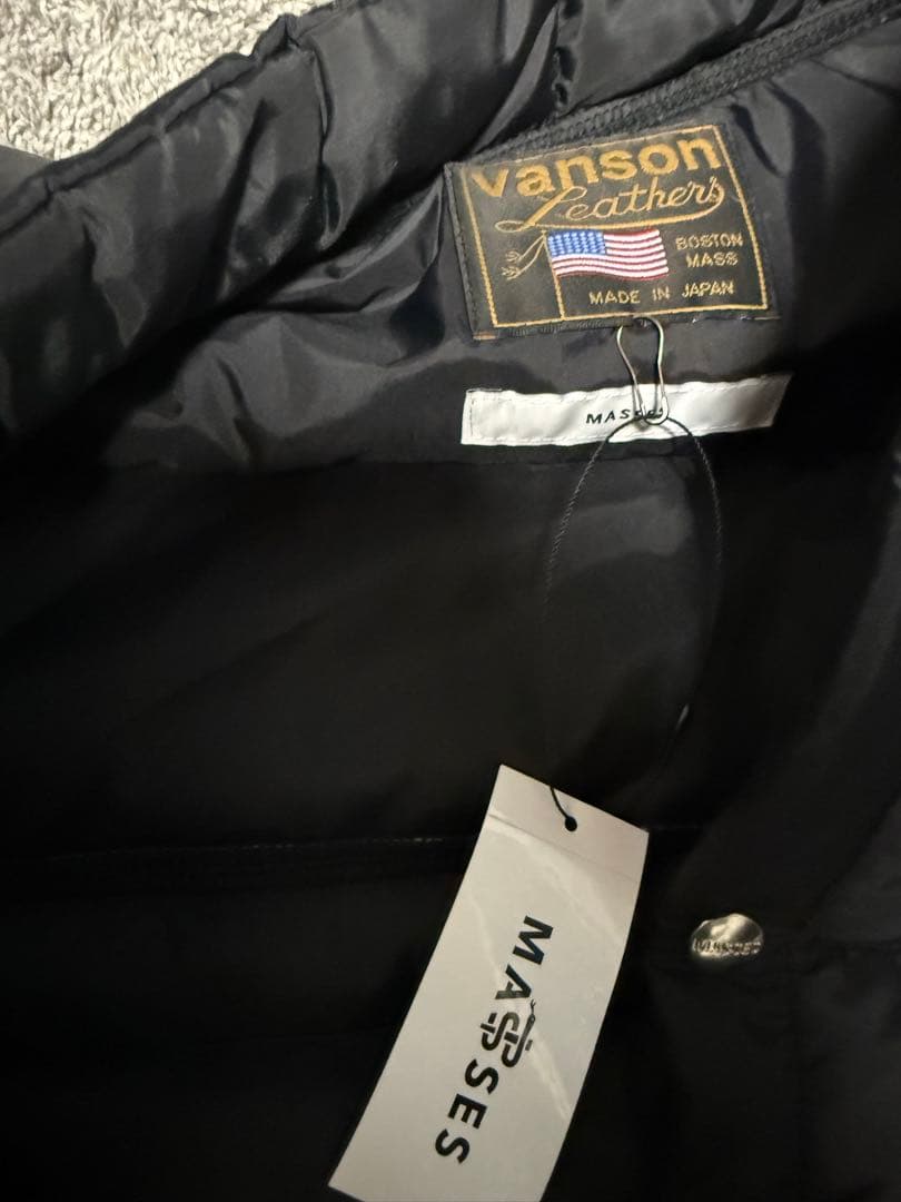 新品　VANSON×MASSES NYLON VEST
