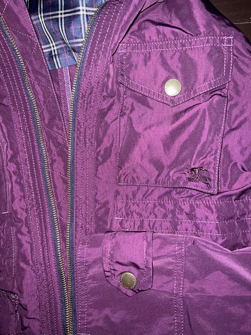 BURBERRY BLACK LABEL 紫 ジャケット M