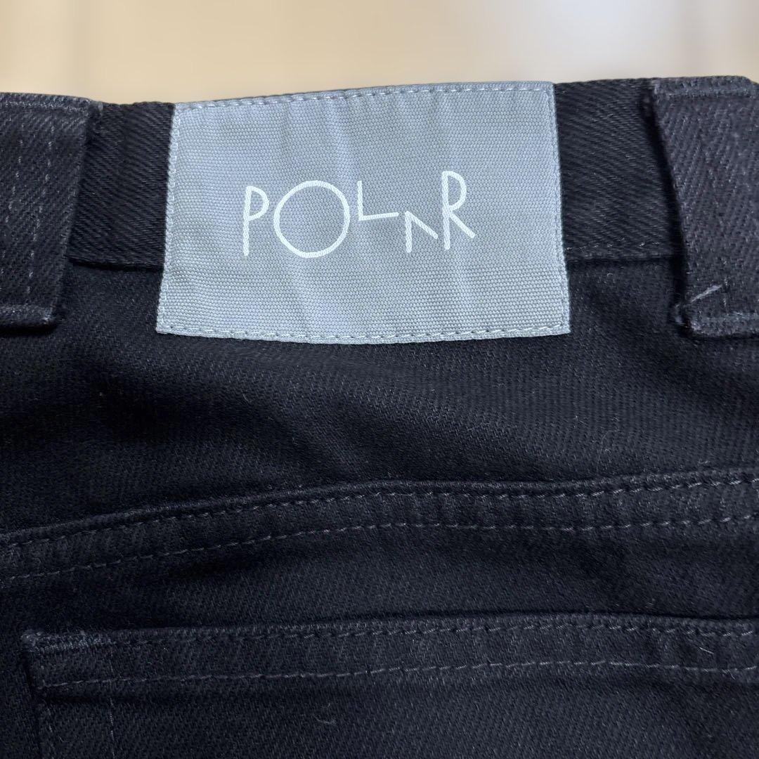 ポーラー93デニム　POLAR 93! PANTS PITCH BLACK