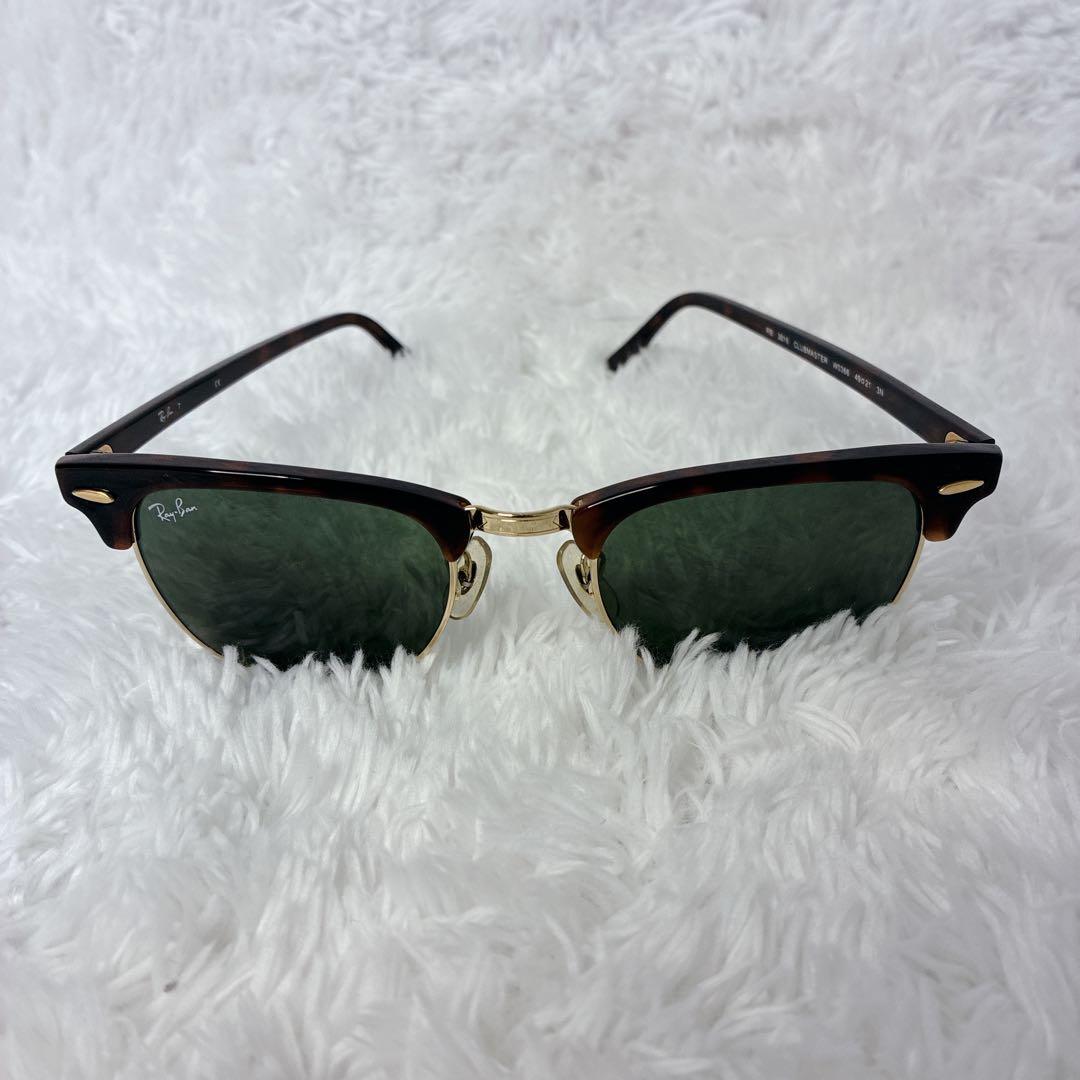 【未使用級】Ray-Ban CLUBMASTER RB3016 ベッコウ柄