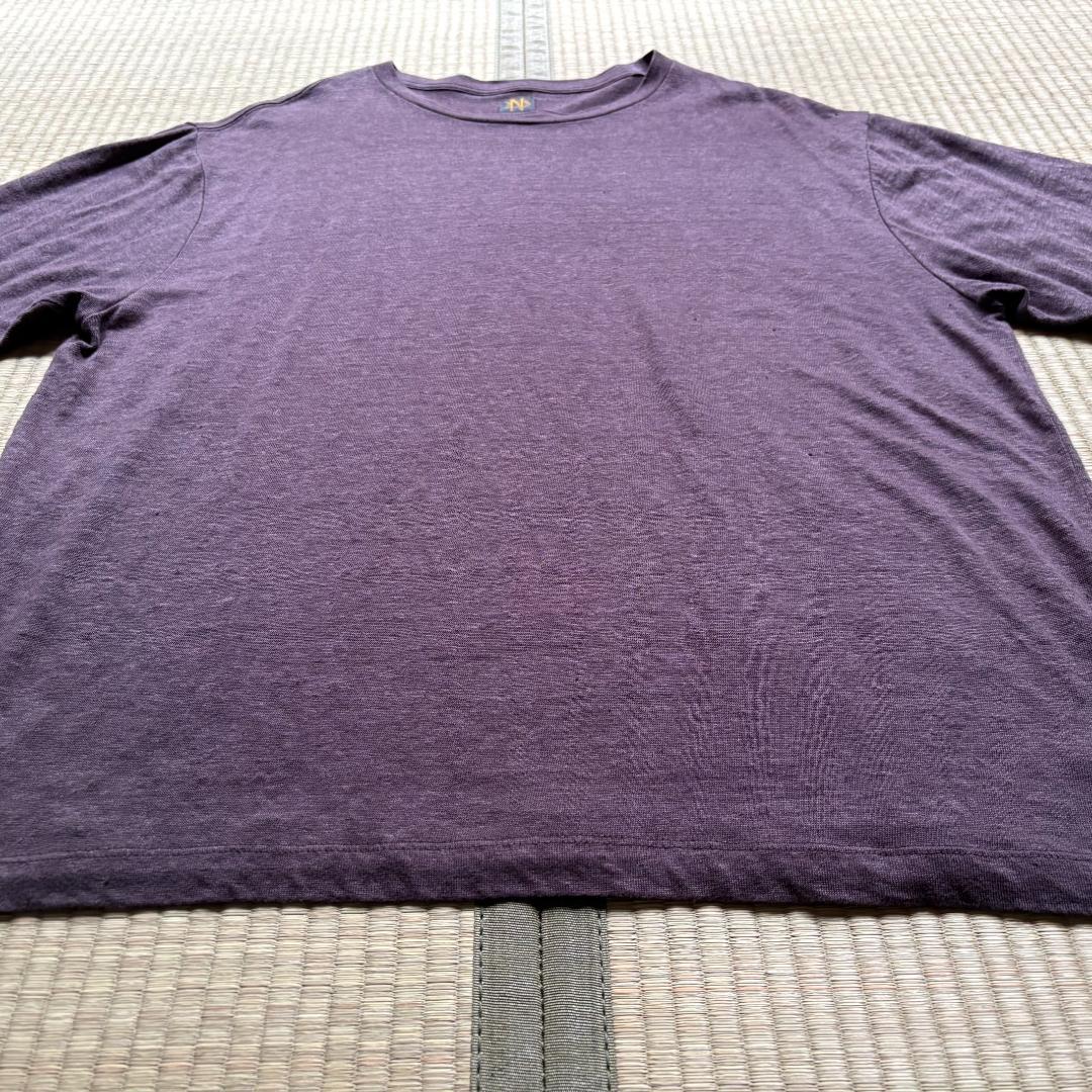 BATONER リネンTシャツ Dark Brown サイズ3