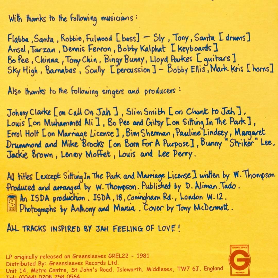 LP盤 Dr.Alimantado-Born For A Purpose レゲエ