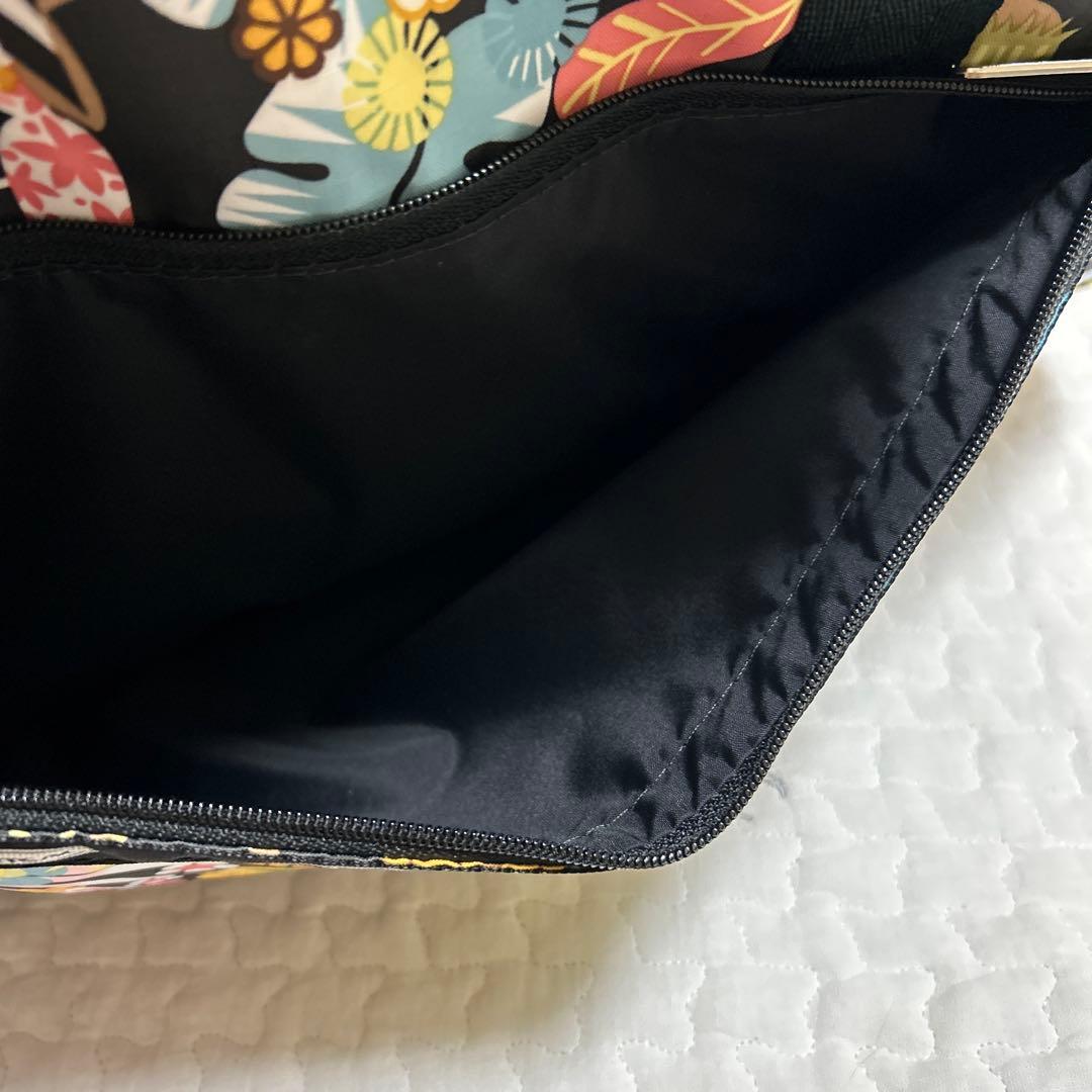 【美品】LeSportsac　ハワイ限定　ワヒネフラ柄フラガールボストンバック