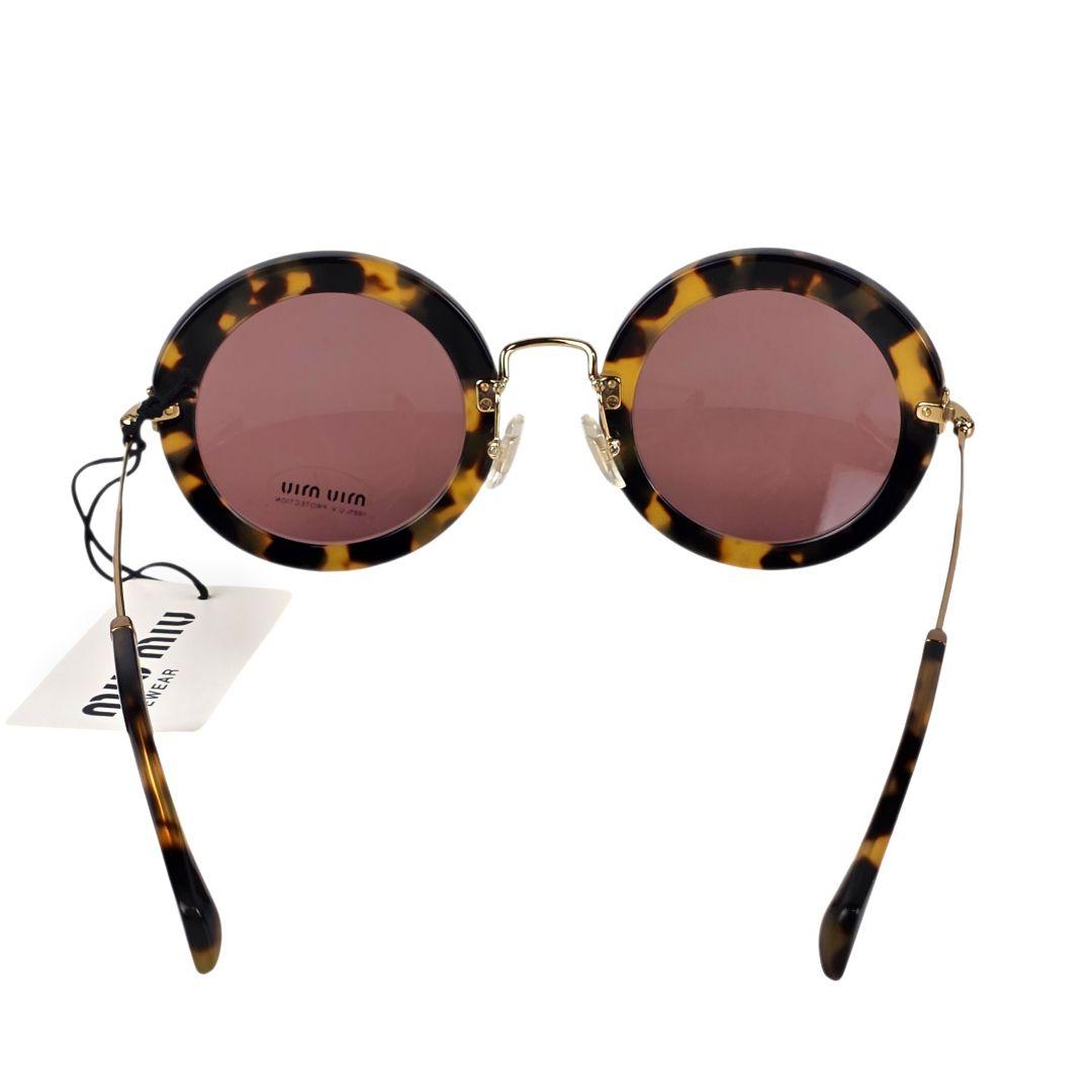未使用 ミュウミュウ MIU MIU ラウンドフレームサングラス