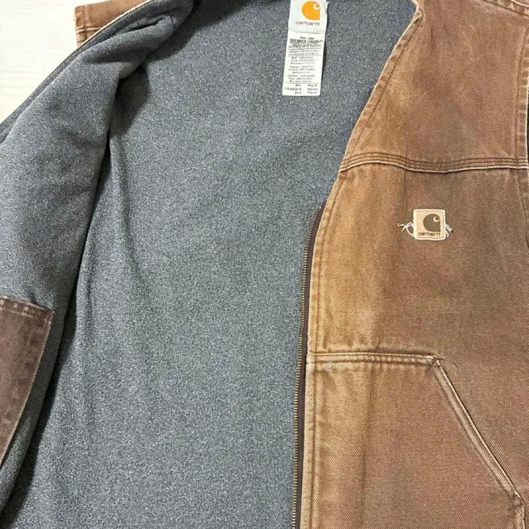 H*.様 【Carhartt】カーハート ダックベスト ブラウン 2XL DKB