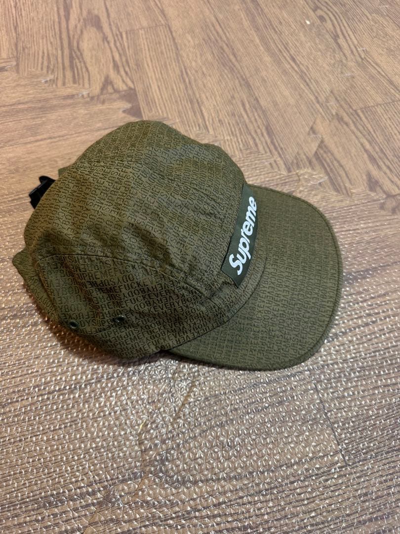 帽子 Supreme Fuck Everybody Jacquard Camp Cap