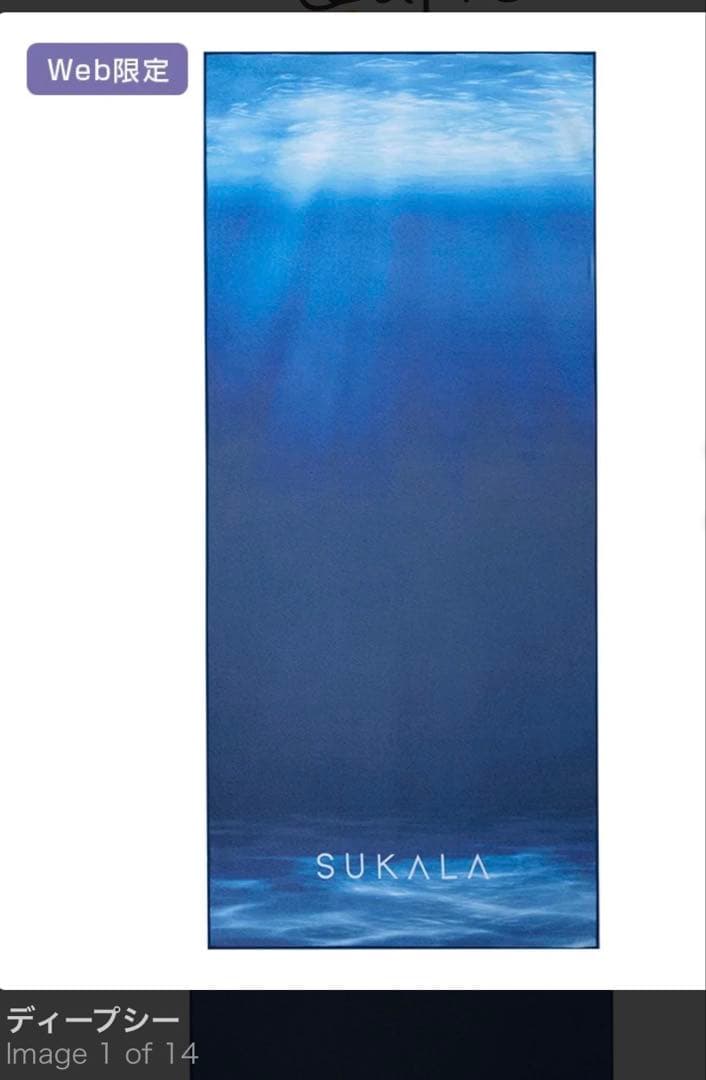 ご*ト様 【新品】SUKALA　プリントヨギラグ　ディープシー　LAVA