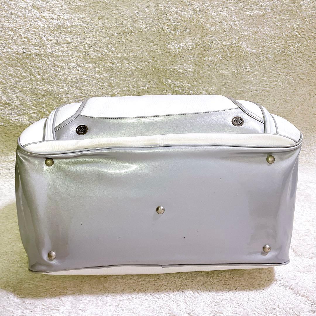 美品 バーバリーゴルフ ボストンバッグ ゴルフバッグ 2way ホワイト