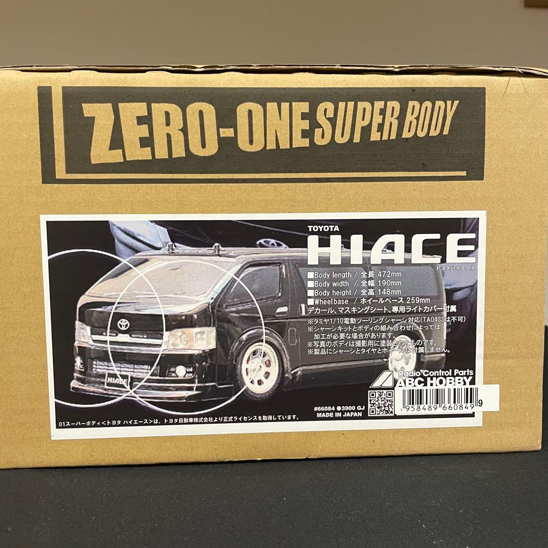 abcホビー トヨタ ハイエース 1/10ラジコンボディ ゼロワン
