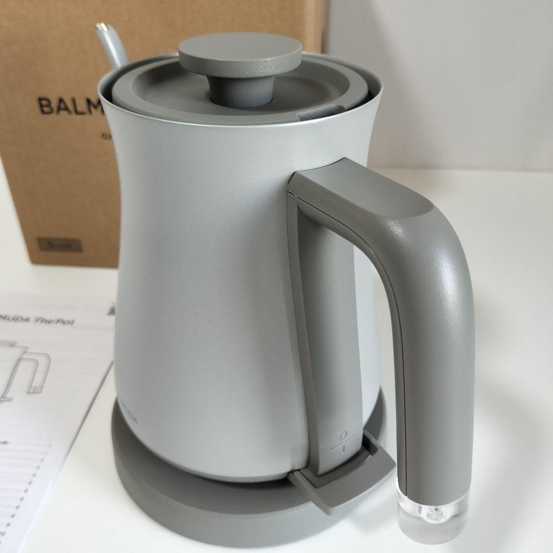 【未使用に近い】BALMUDA　バルミューダ　電気ケトル　シルバー　1337