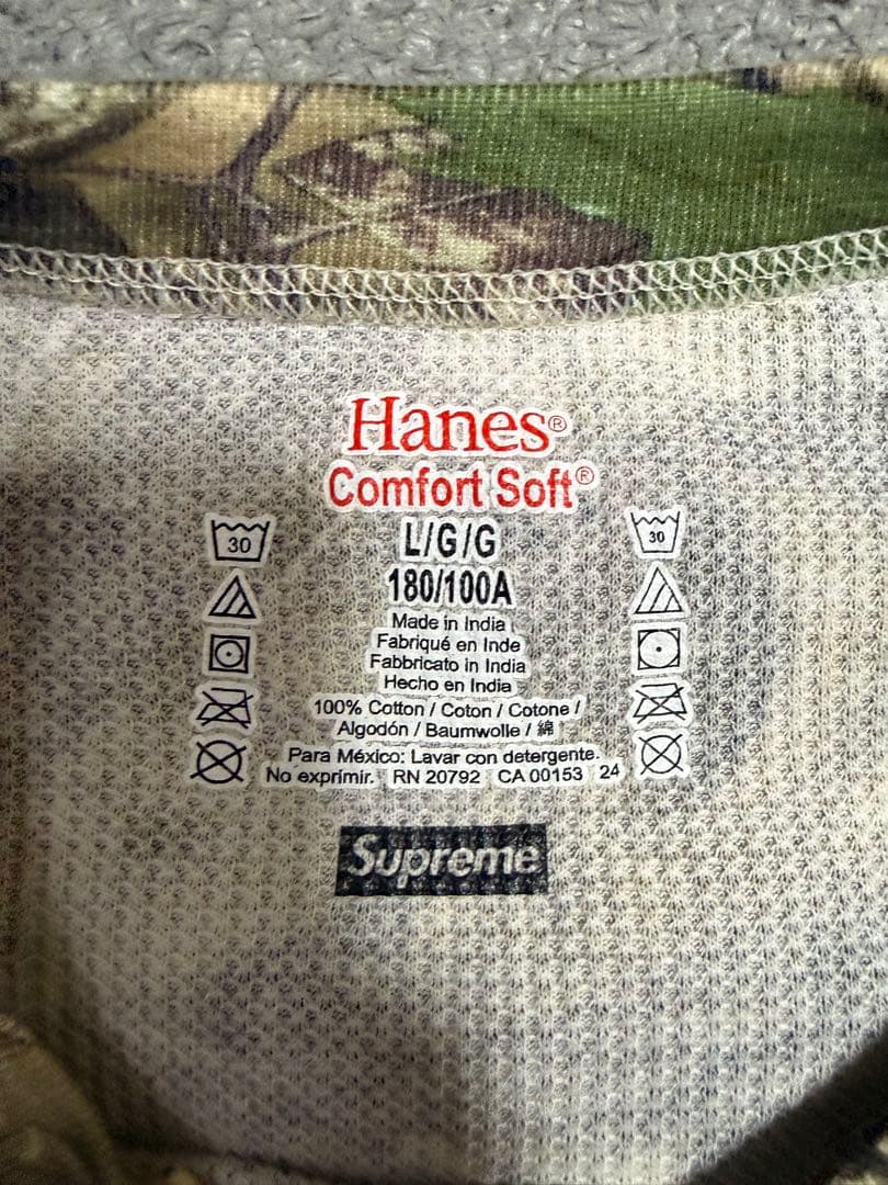 supreme サーマル リアルツリー サイズL