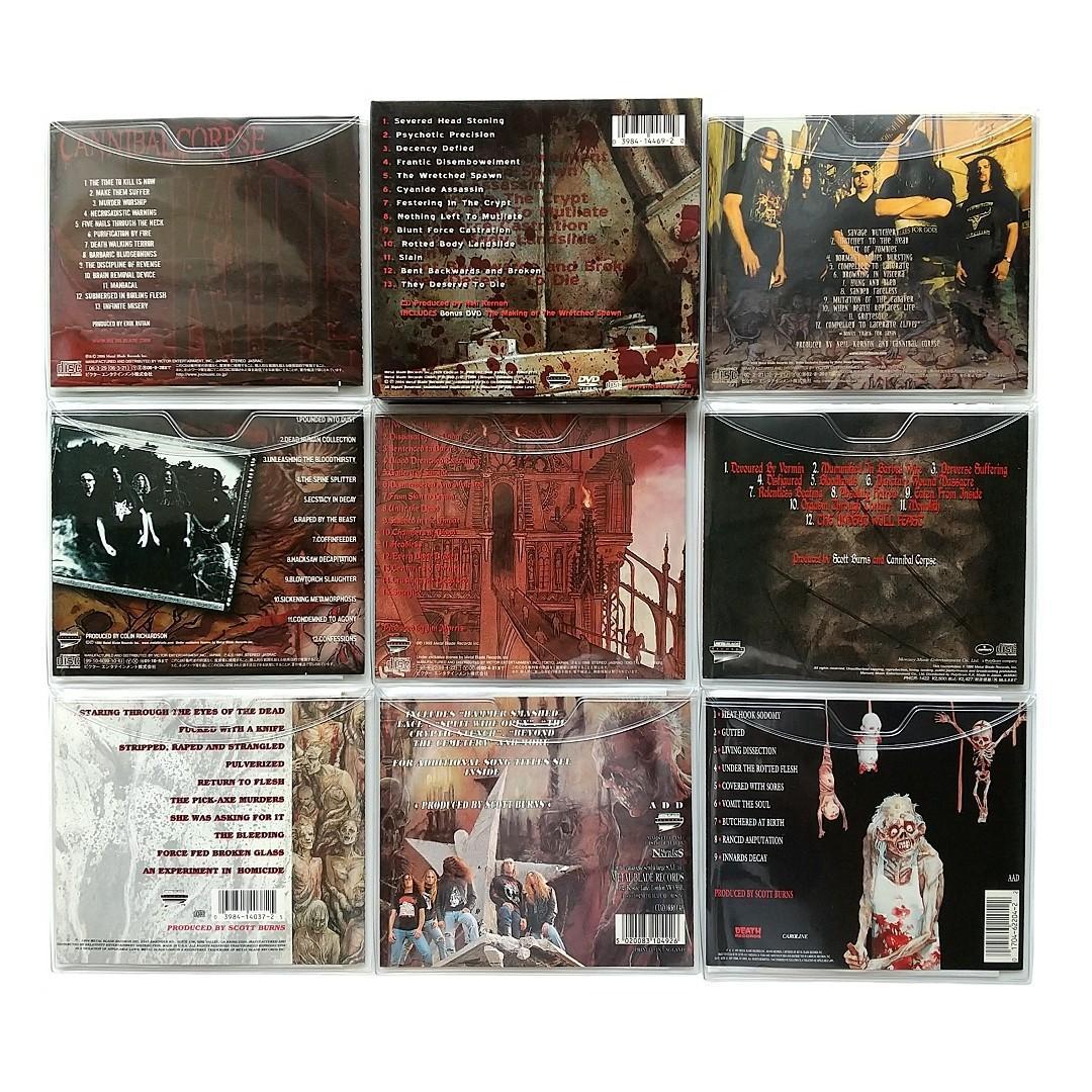 Cannibal Corpse カンニバル・コープス CD9枚