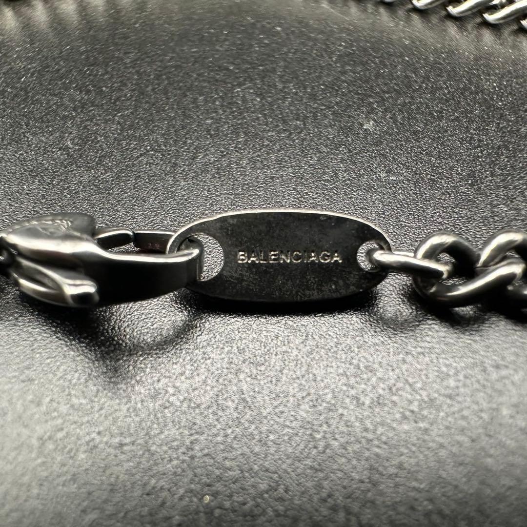 極美品✨　BALENCIAGA バレンシアガ メタル ネックレス　1376