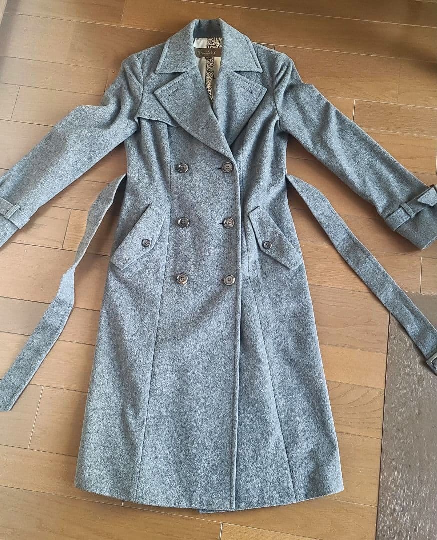 トゥモローランド BALLSEY カシミア100% ロングコート コート グレー