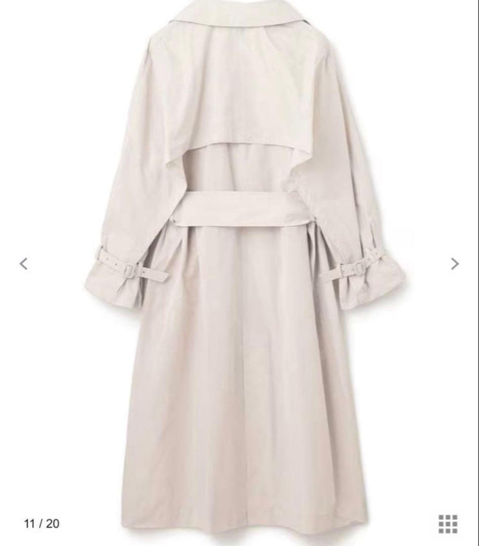 VOGUE掲載 BEIGE, 新品タグ付き 今期トレンチコート ベイジ　トレンチ