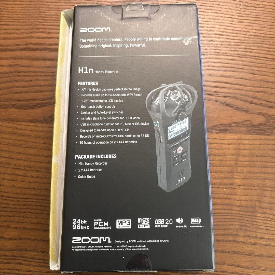 H1n Handy Recorder ZOOM ズーム