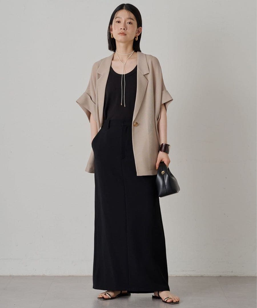 新品　Loungedress　メッシュハーフスリーブジャケット　ラウンジドレス