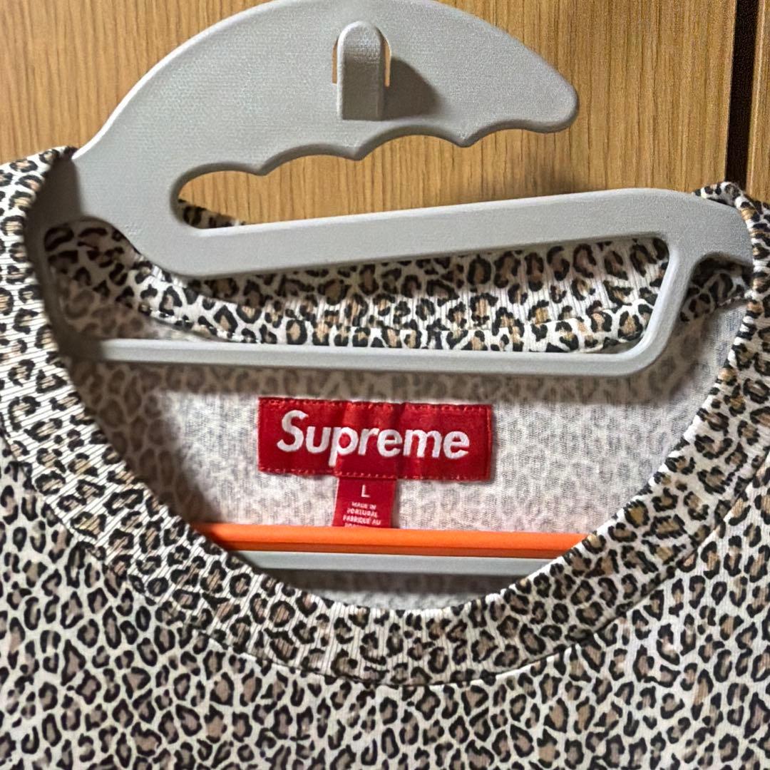 supreme Small Box Tee Leopard Lサイズ