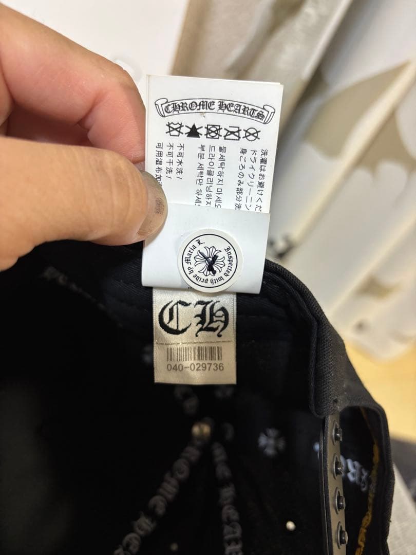 ★大人気★クロムハーツキャップ　確実正規品　ブラック　イエロー　付属品あり