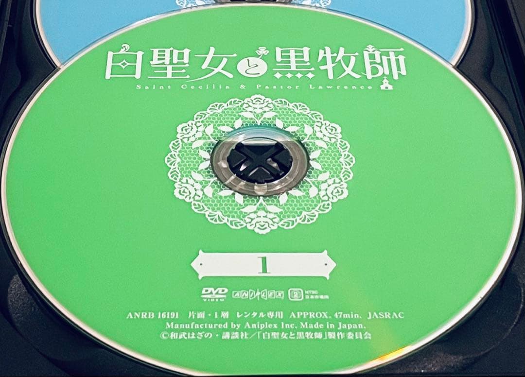 白聖女と黒牧師　【全6巻】　レンタル版DVD 全巻セット