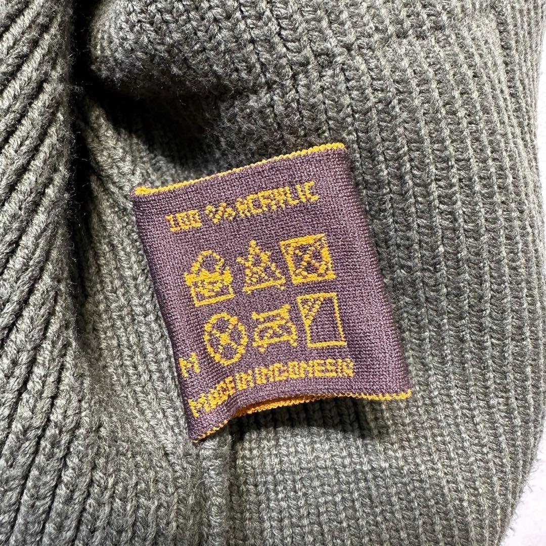 希少 美品 ISA BOULDER ミリタリー デザイン ニット ベスト M
