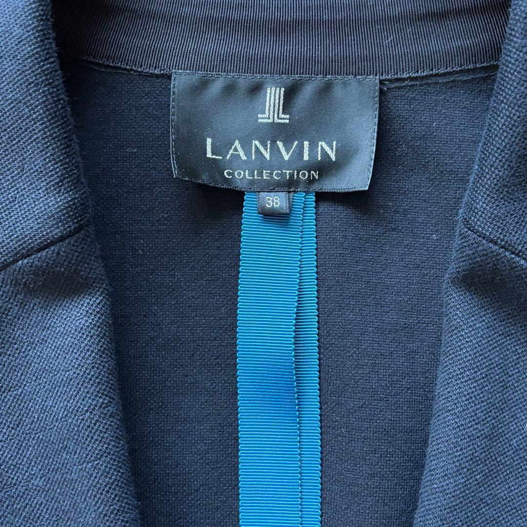 LANVIN COLLECTION テーラードジャケット 38 ネイビー