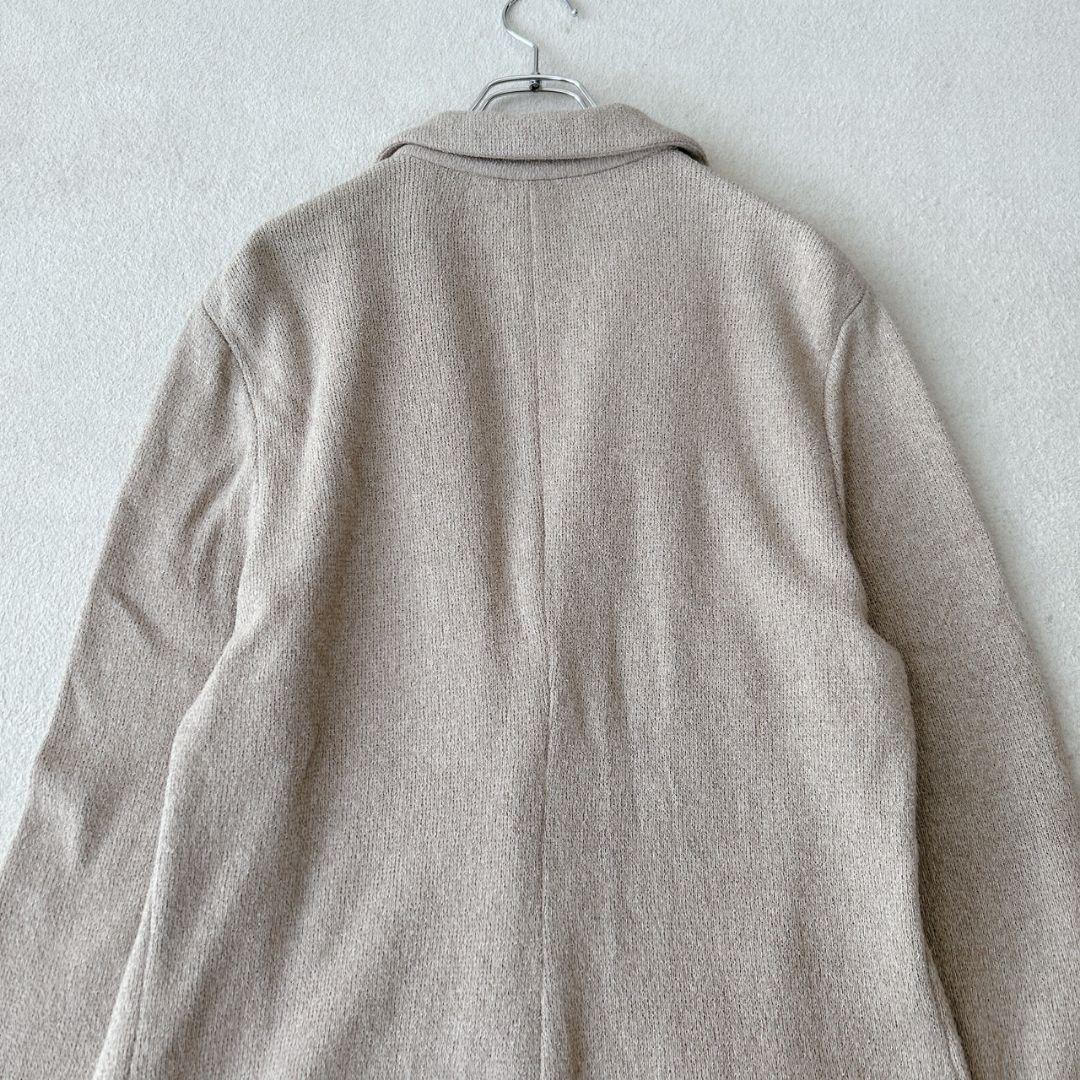 美品✨eleventy テーラードジャケット　サマーニット　ベージュ　洗える◎