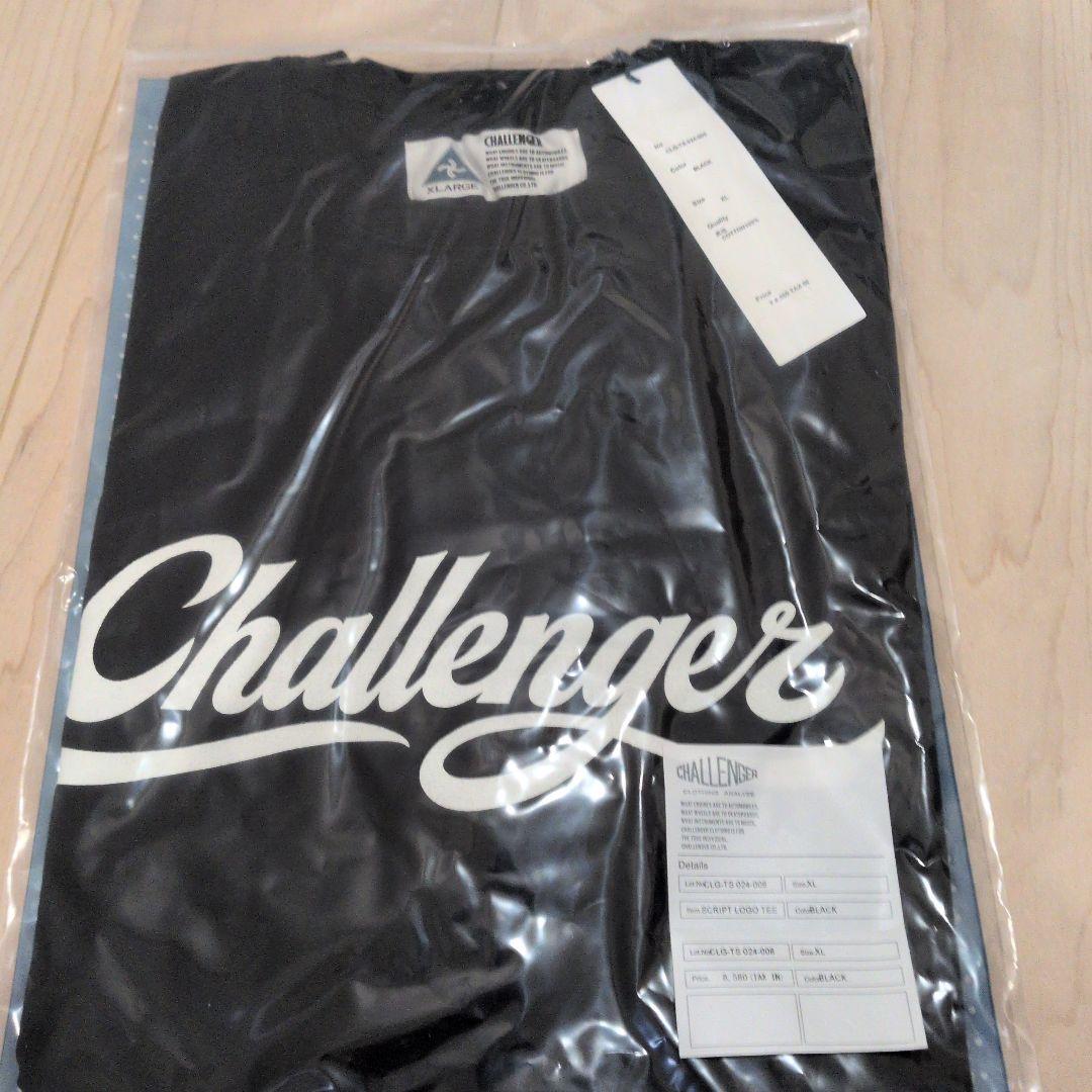 CHALLENGER SCRIPT LOGO TEE XL ブラック