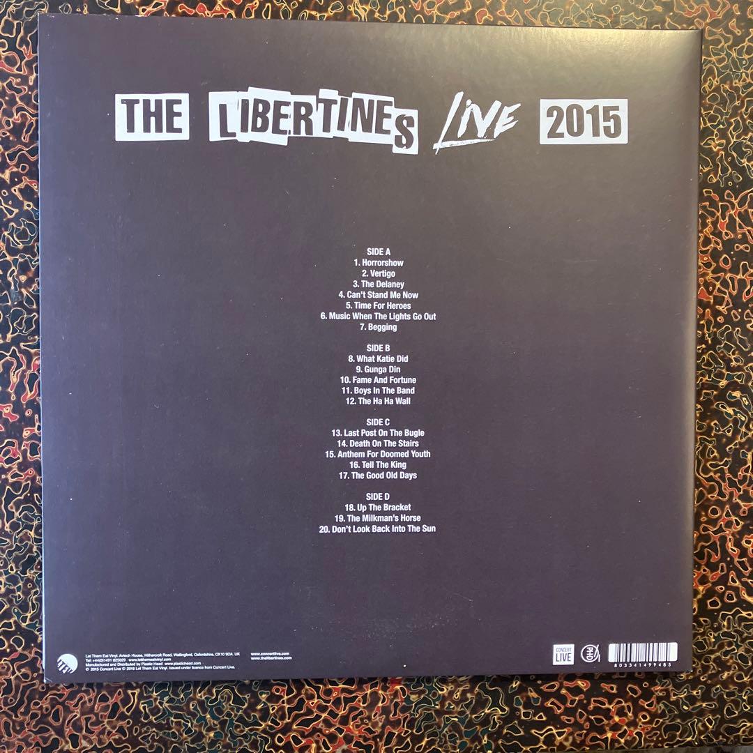 限定2LP The Libertinesリバティーンズ – Live 2015