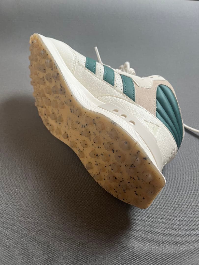 adidas ゴルフシューズ 245 ホワイト/グリーン