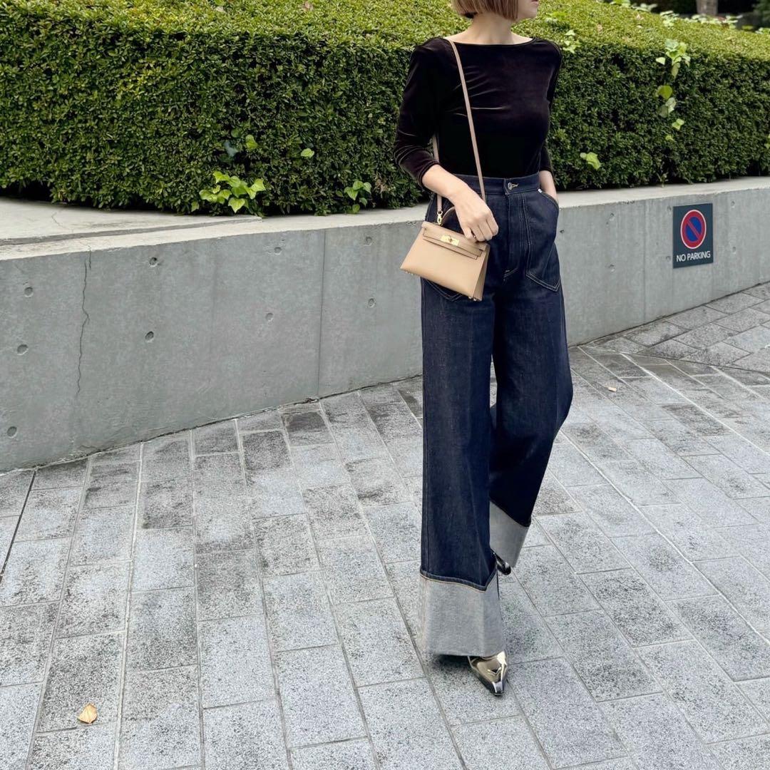 シーニュ cygne ロールアップデニム　Laetitia